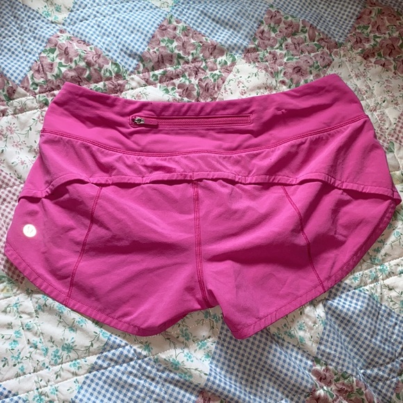 Sonic pink lululemon shorts - Picture 2 of 3